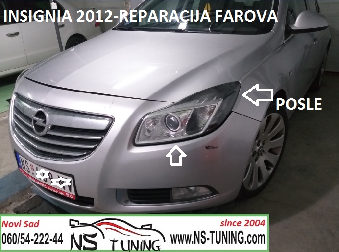 opel insignia 2012 d1s sijalica trafo 5dv 009 720 reparacija servis popravka mokri  farovi novi sad